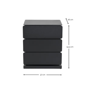 Spinder Design Joey 3 ladekast Zwart