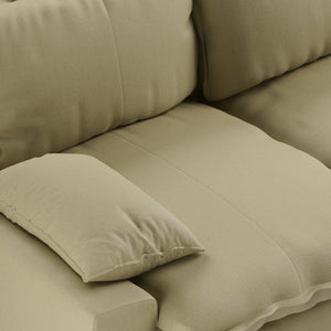 HKliving Retro 3-zitsbank Knotted Sage
