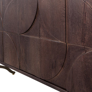 WOOOD Draw dressoir Walnoot