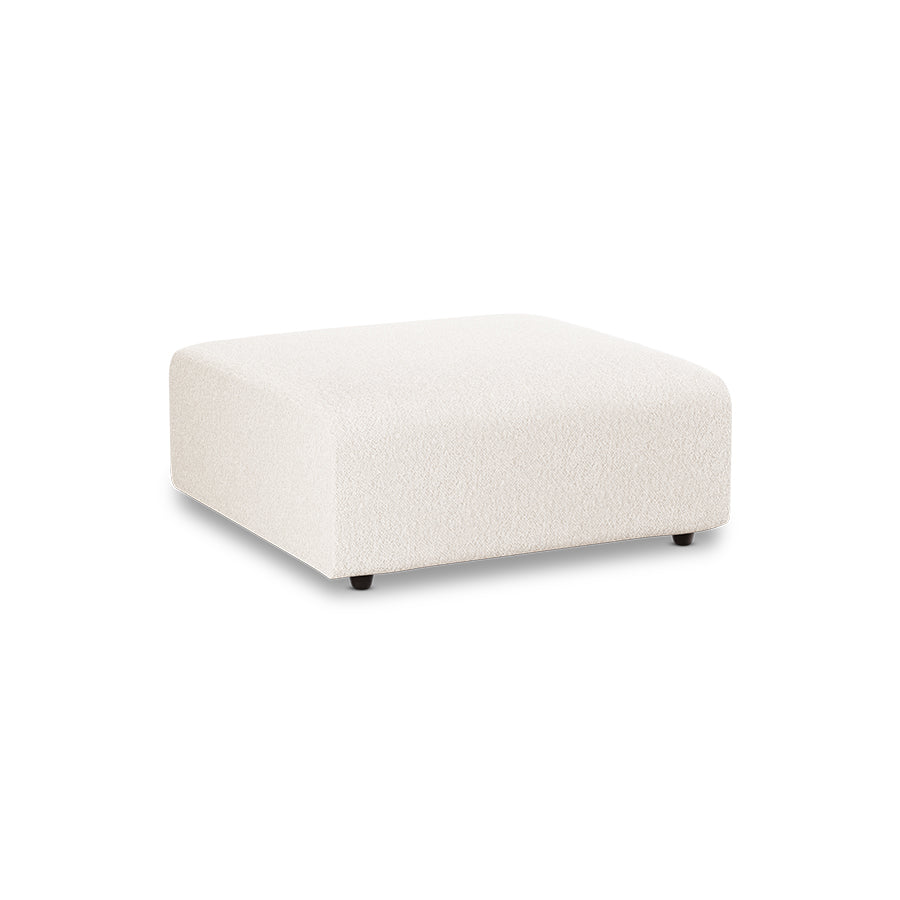 HKliving Jax hocker Boucle Cream