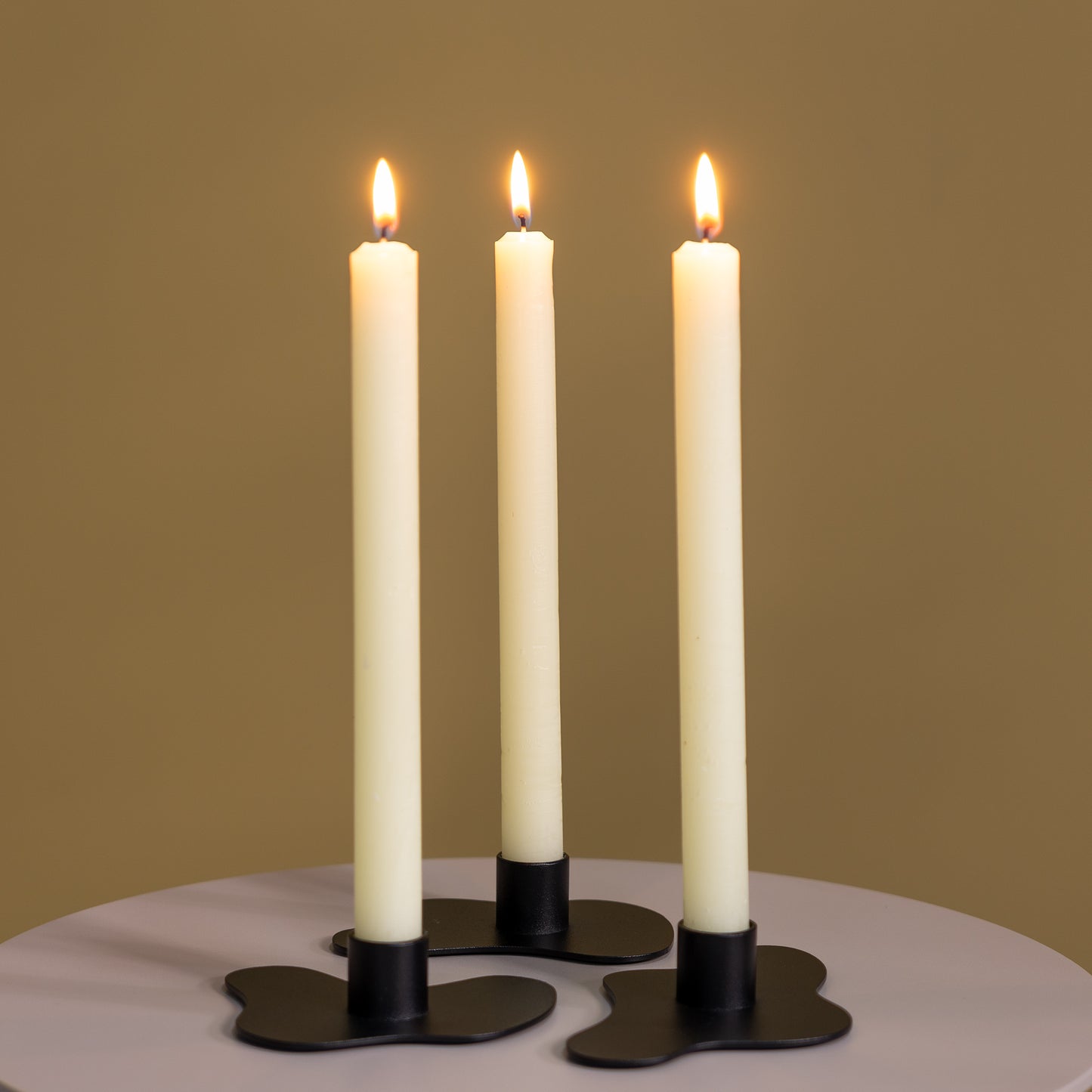 Spinder Design Melt kaarsenstandaardset Zwart
