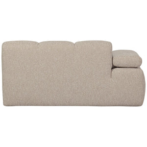 WOOOD Mojo 1,5-zits bank arm links bouclé Beige