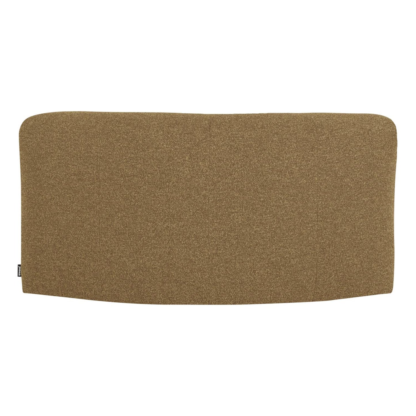 WOOOD Mojo Base bank hoekelement rond bouclé Geel/Bruin
