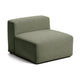 Kave Home Blok fauteuil Donkergroen