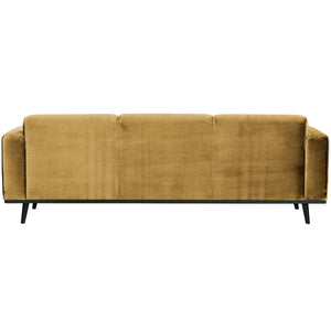 WOOOD Statement 3-zitsbank Velvet Honinggeel
