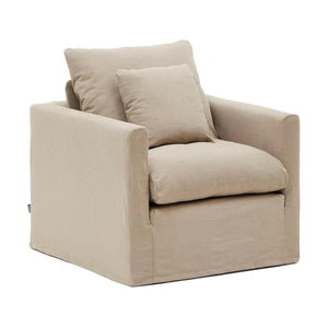 Kave Home Nora fauteuil 92x90 cm Taupe