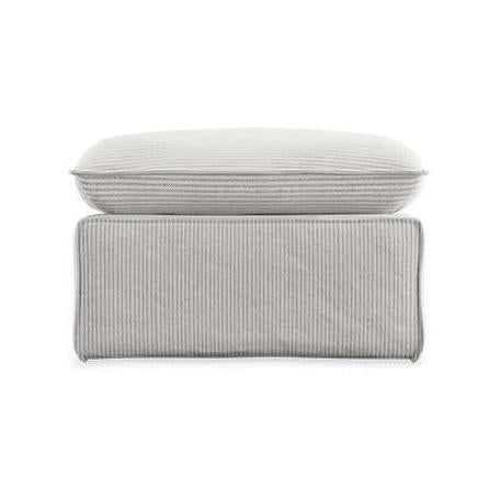 HKliving Nomad hocker Corduroy Rib Cream