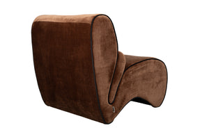 Dutchbone Donna fauteuil donkerbruin