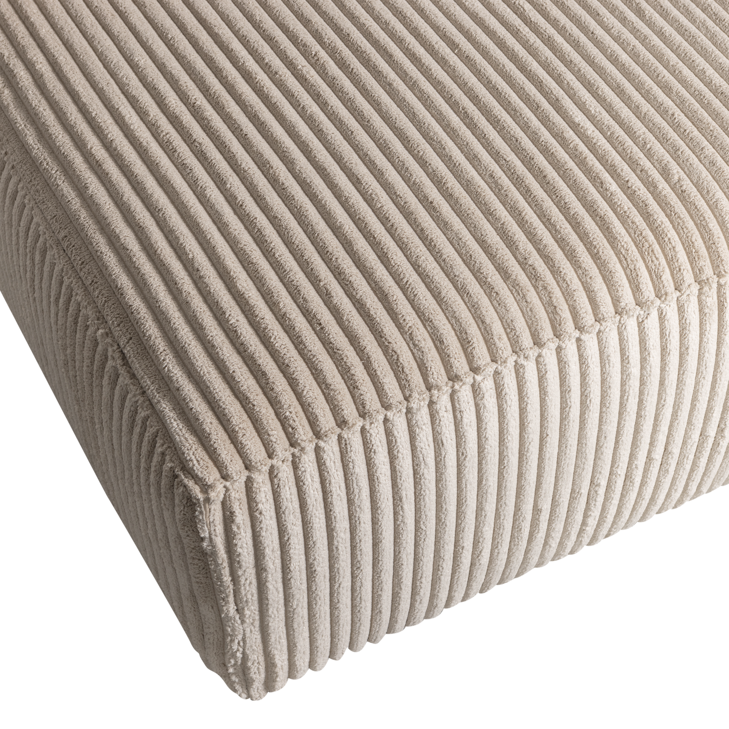 WOOOD Bean chaise longue bank links Ribstof Travertin