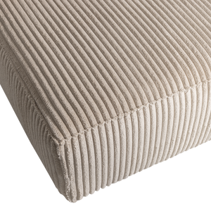 WOOOD Bean chaise longue bank links Ribstof Travertin