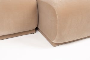 Zuiver Hazel 3,5-zitsbank Chaise Longue rechts Beige