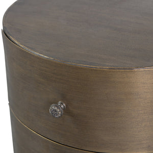 WOOOD Glossy nachtkastje Antique Brass