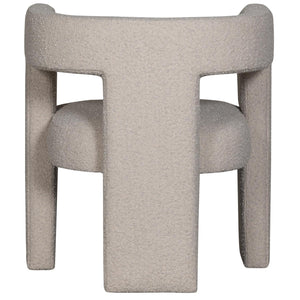 WOOOD Tiwa fauteuil bouclé Beige