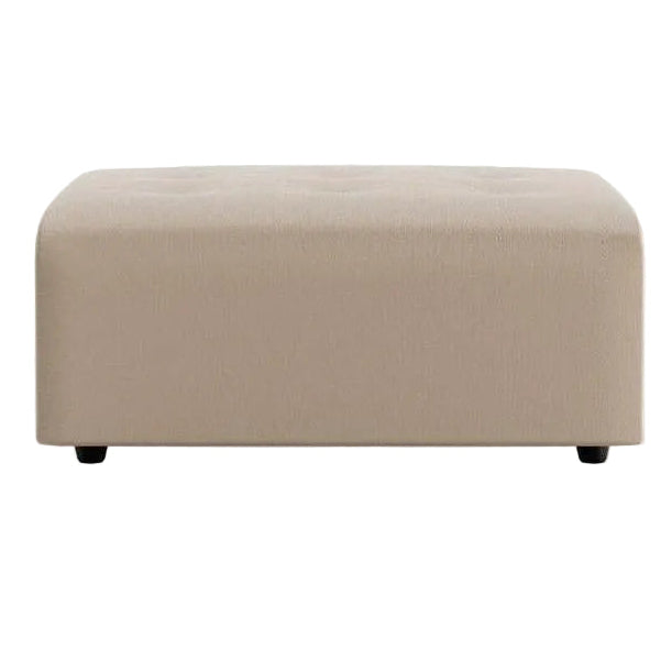 HKliving Vint hocker Knotted Beige