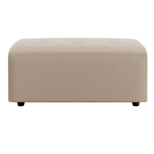 HKliving Vint hocker Knotted Beige