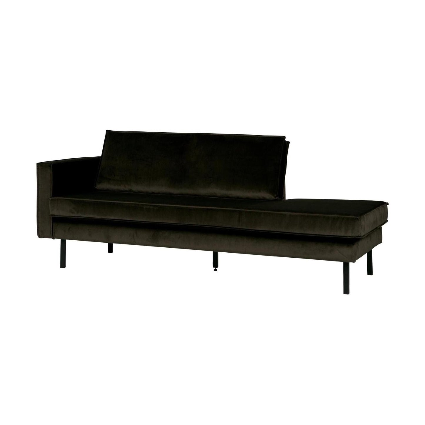 WOOOD Rodeo daybed links velvet Donkergroen