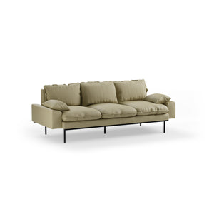 HKliving Retro 3-zitsbank Knotted Sage