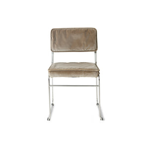 HKliving Endless eetkamerstoel Velvet Dirty Chai