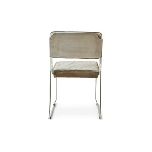 HKliving Endless eetkamerstoel Velvet Dirty Chai
