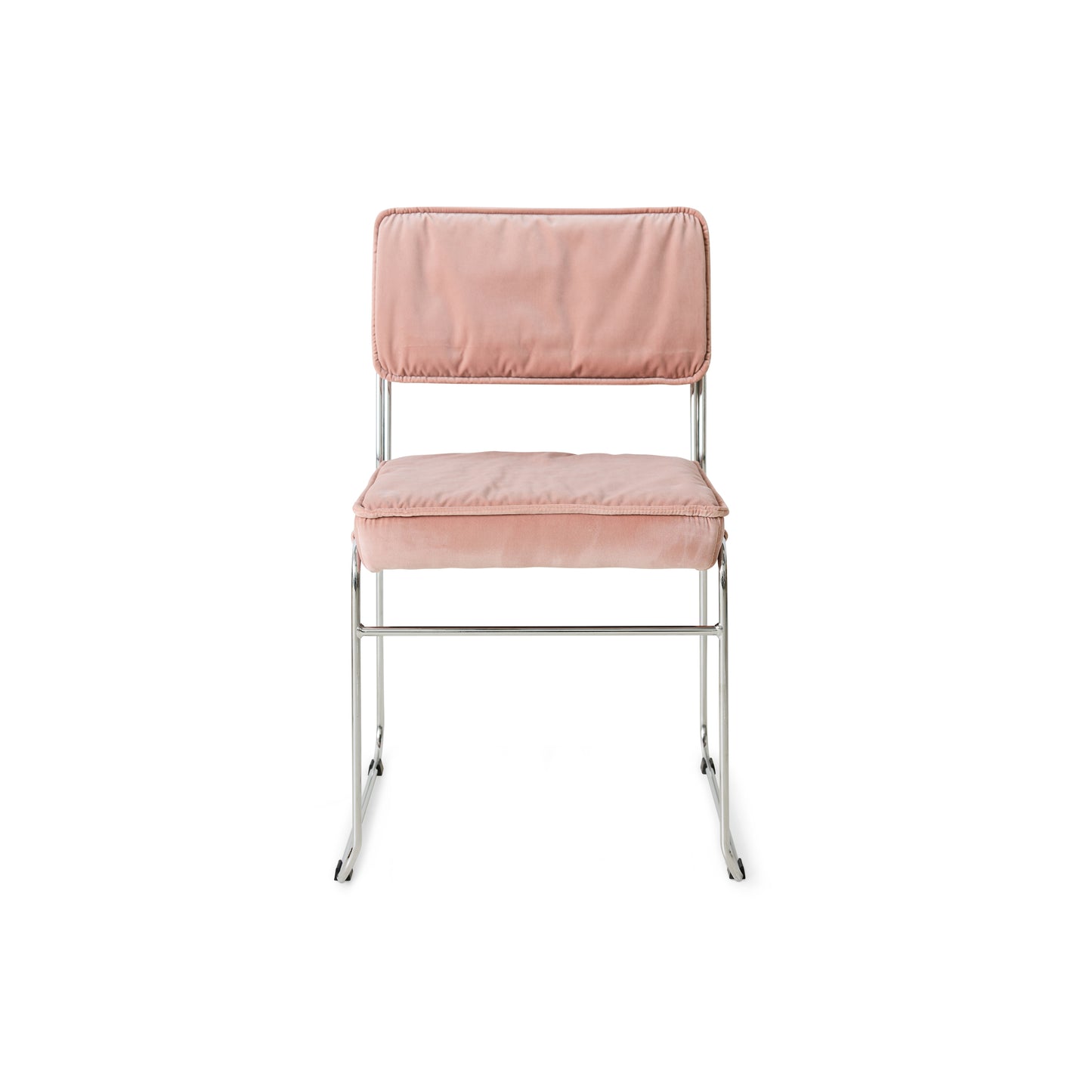 HKliving Endless eetkamerstoel Velvet Lychee Pink
