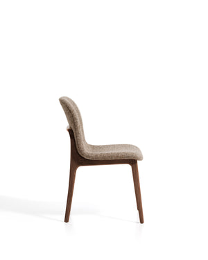 Kave Home Elnor eetkamerstoel Brown