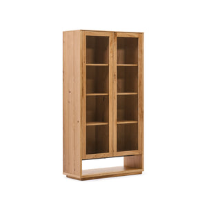 Kave Home Alguema vitrinekast 185 x 100 cm Naturel