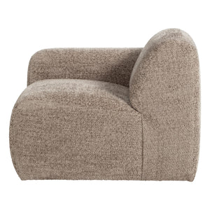 WOOOD Mojo Base 1-zits element arm links wollig Donkerzand
