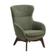 Kave Home Adiran fauteuil chenille Dark green