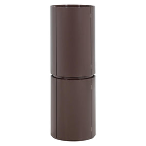 WOOOD Sera kast rond Ø45x135 cm Donkerbruin