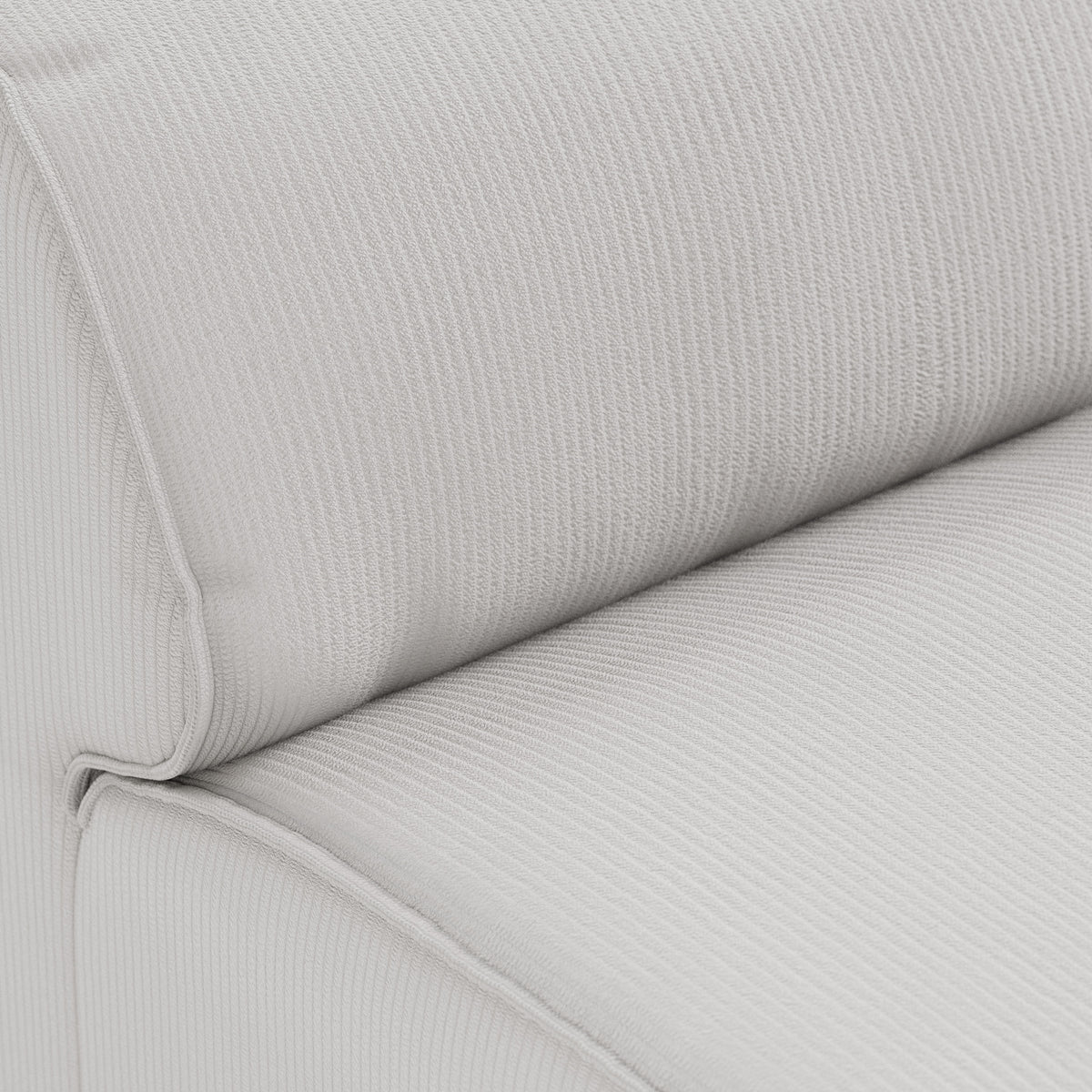 HKliving Flake bank middle Corduroy Rib Cream