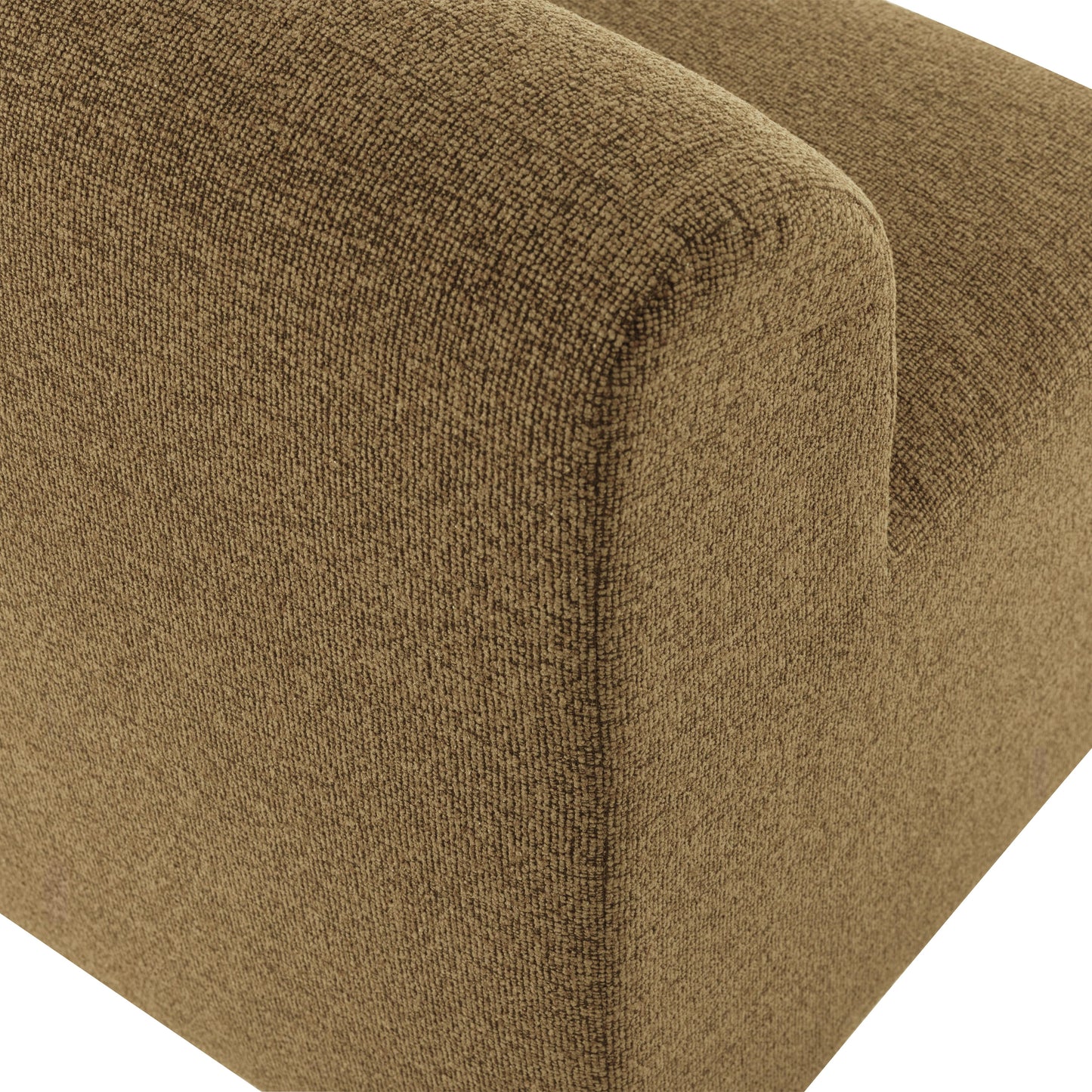 WOOOD Mojo Base eetkamerbank 164 cm bouclé Geel/Bruin