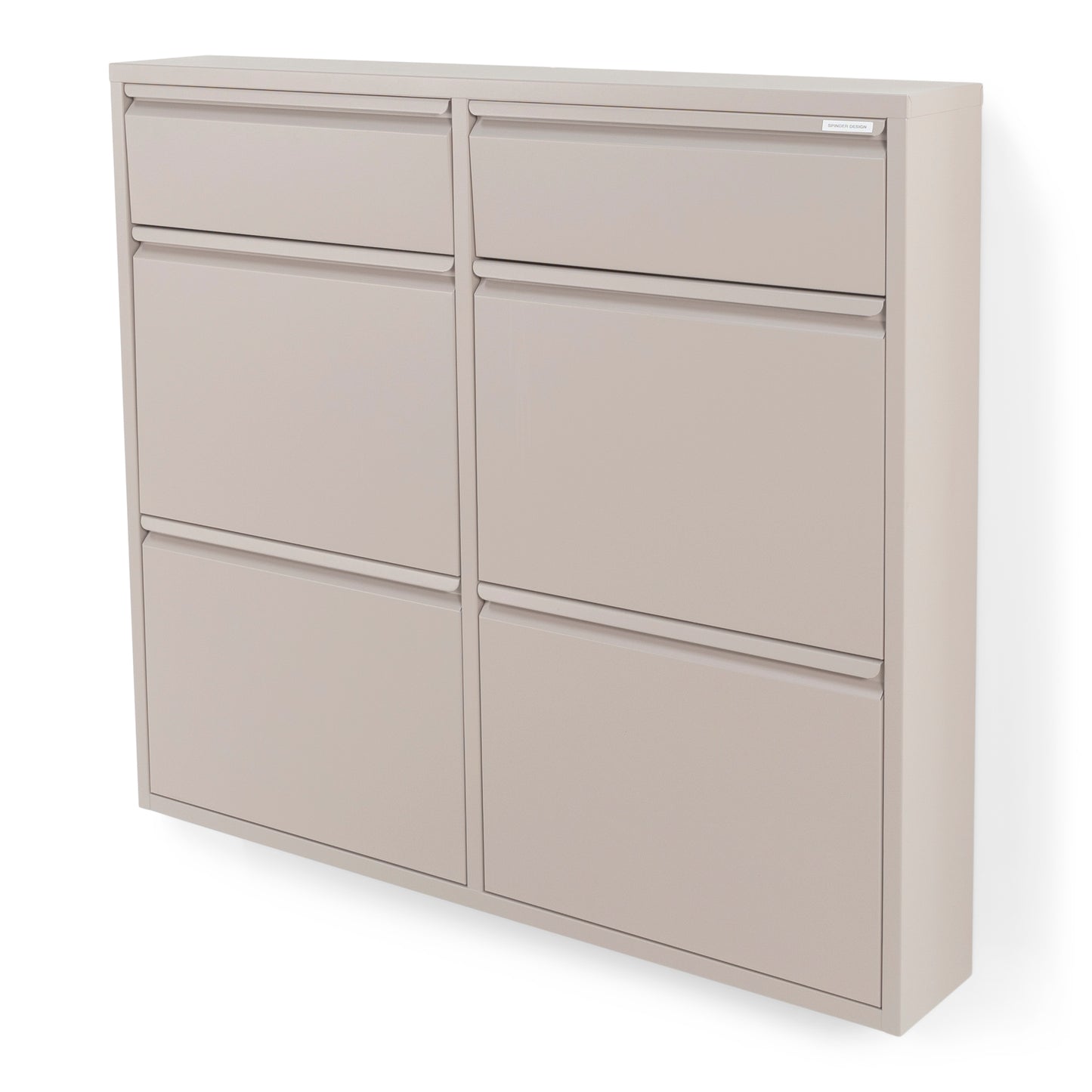 Spinder Design Billy 6 schoenenkast Silky Taupe