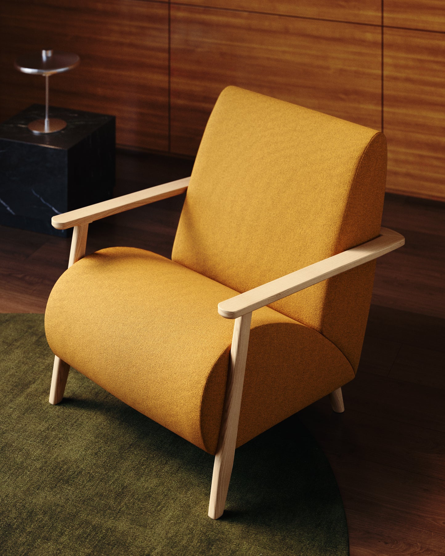 Kave Home Meghan fauteuil Mustard