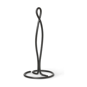 Ferm Living Curvature keukenrolhouder Black Brass