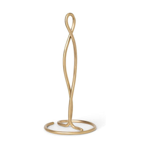 Ferm Living Curvature keukenrolhouder Brass