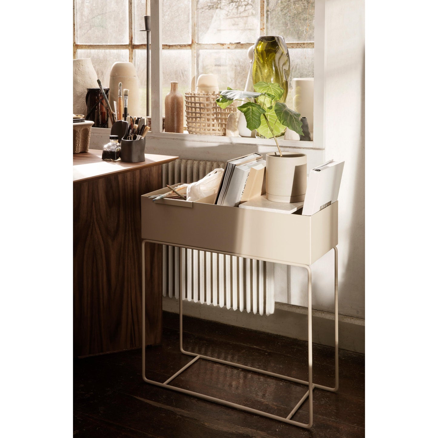 Ferm Living Plant Box Dark Chocolate