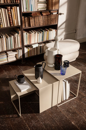 Ferm Living Cluster bijzettafel set van 3 Cashmere