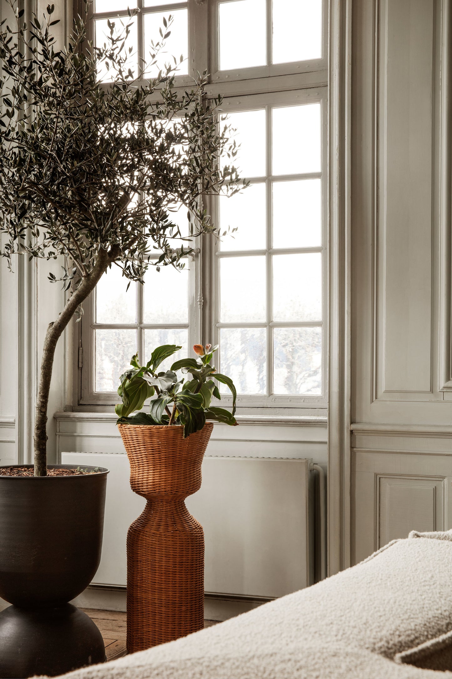 Ferm Living Hourglass large bloempot Rust
