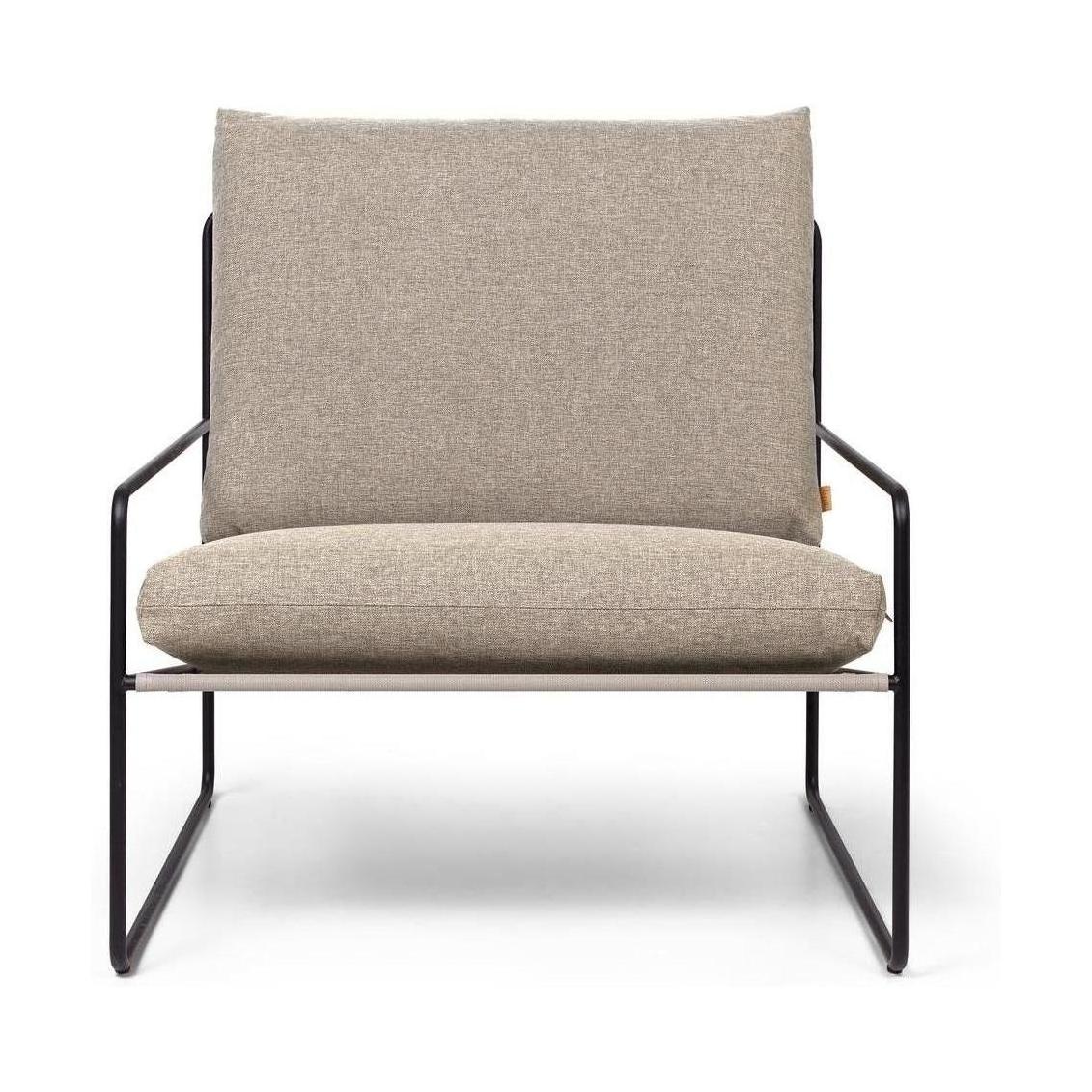 Ferm Living Desert 1-zits tuinbank Zwart/Zand