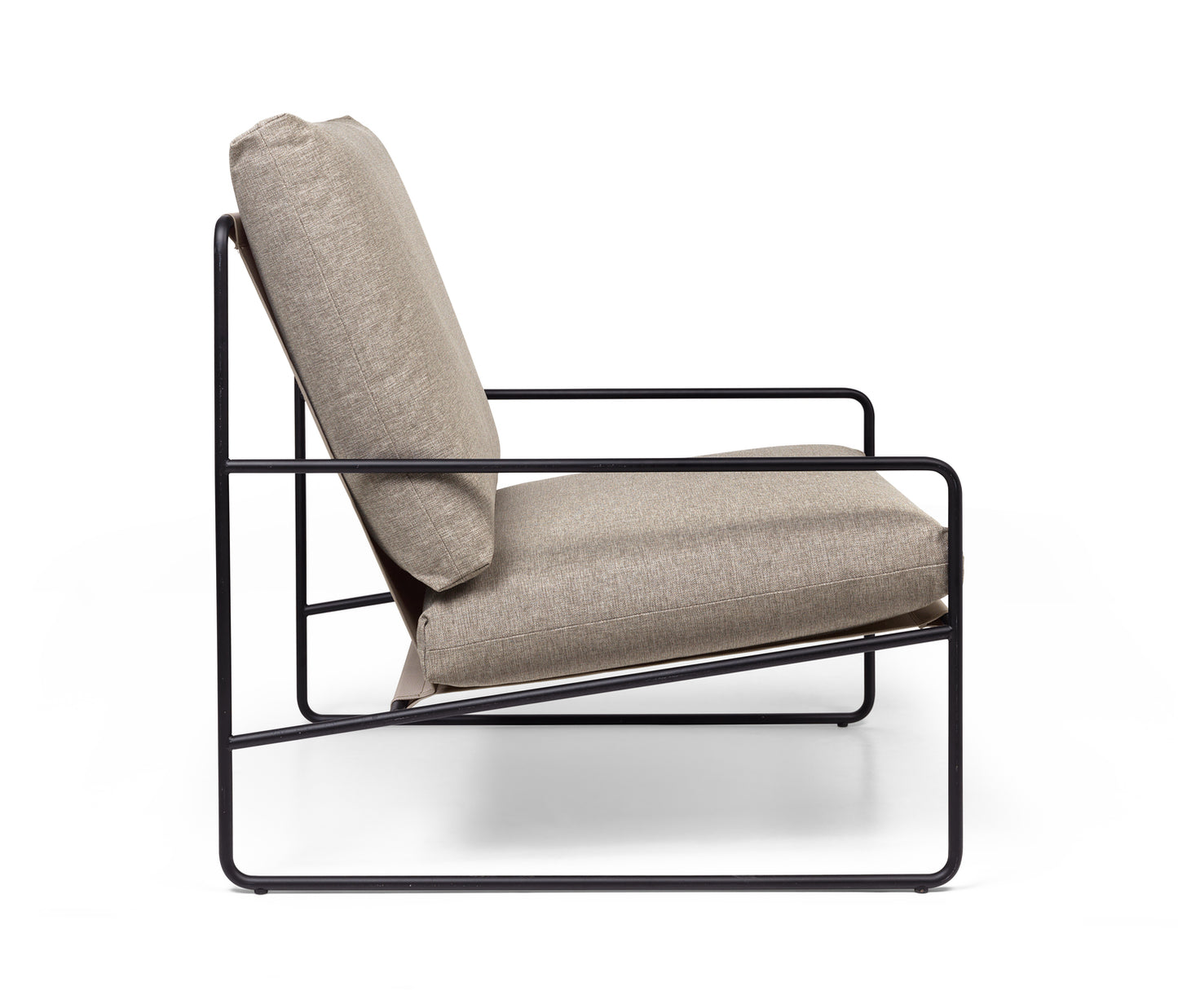Ferm Living Desert 1-zits tuinbank Zwart/Zand