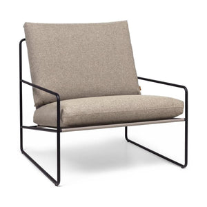 Ferm Living Desert 1-zits tuinbank Zwart/Zand