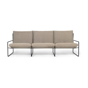 Ferm Living Desert 3-zits tuinbank Zwart/Zand