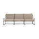 Ferm Living Desert 3-zits tuinbank Zwart/Zand