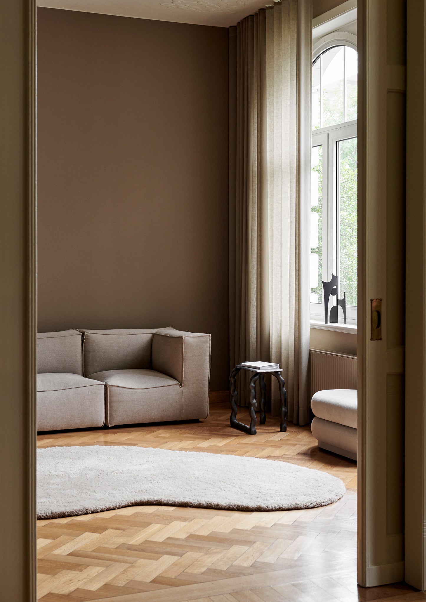 Ferm Living Forma Large vloerkleed Crème