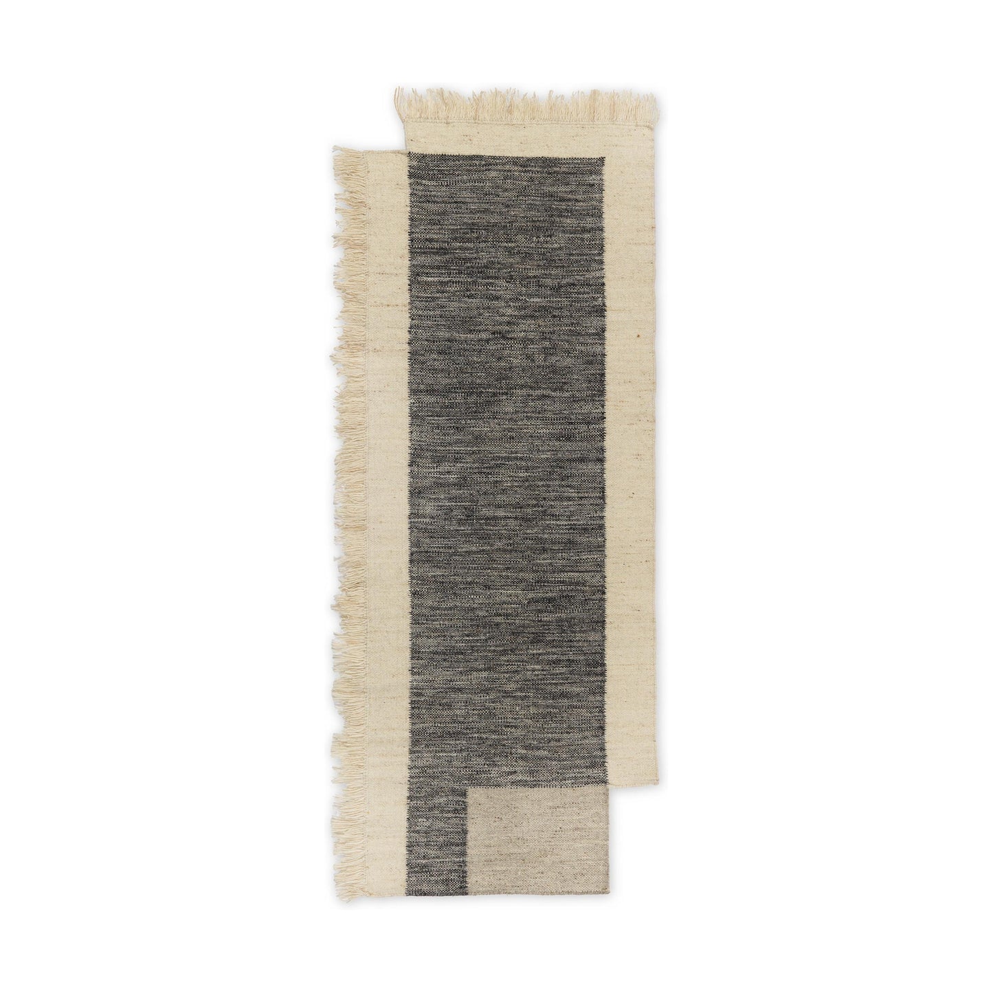 Ferm Living Counter Runner vloerkleed Charcoal/Off-white