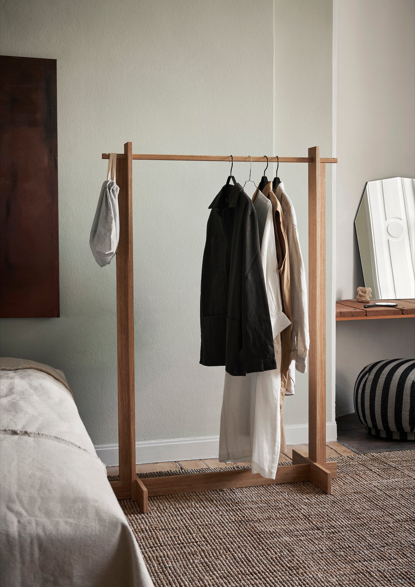 Ferm Living Bridge kledingrek geolied eiken