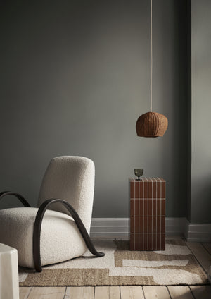 Ferm Living Buur fauteuil Nordic Bouclé Off-White