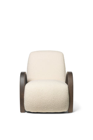 Ferm Living Buur fauteuil Nordic Bouclé Off-White