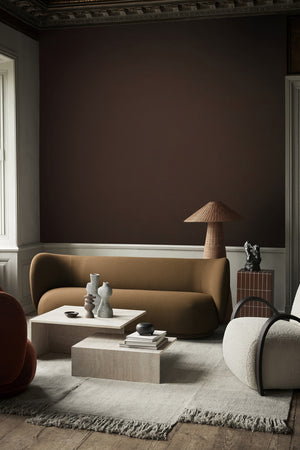 Ferm Living Distinct salontafel set van 2 Travertin