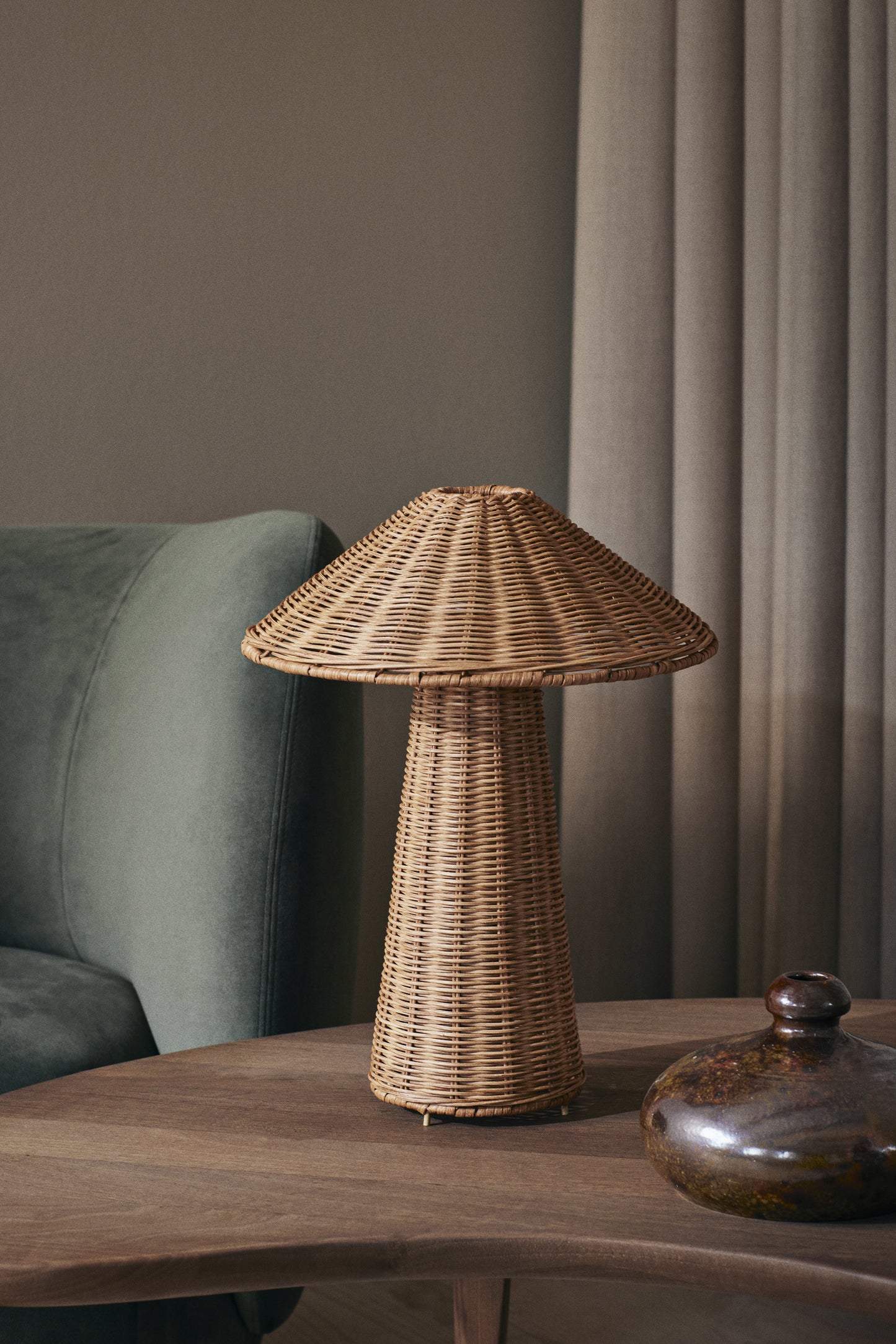 Ferm Living Dou tafellamp Naturel